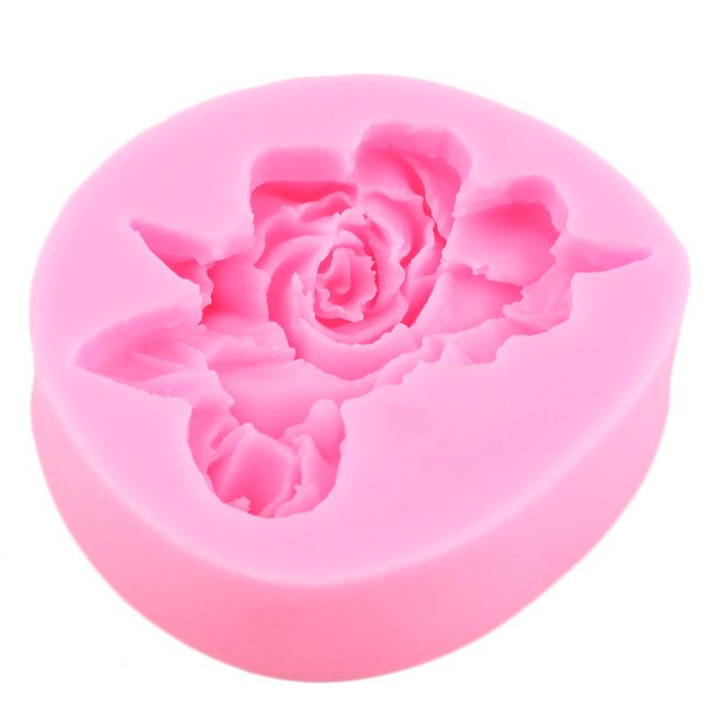 DIY Flower Silicone Mould Gardenia Plumeria Fondant Moulds Cake Decorating Tools Cupcake Candy Resin Clay Moulds Chocolate Gumpaste Mould