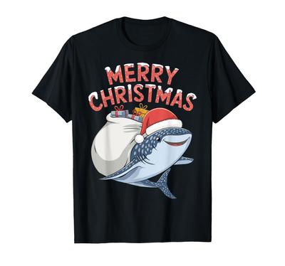 Merry Christmas Whale Shark T-shirt