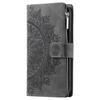 For Xiaomi Redmi Note 12 4G Leather Flip Cover Mandala Flower Pattern Wallet Phone Case