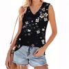 Women's V-neck Fashion Casual Floral Print Summer Vest Top