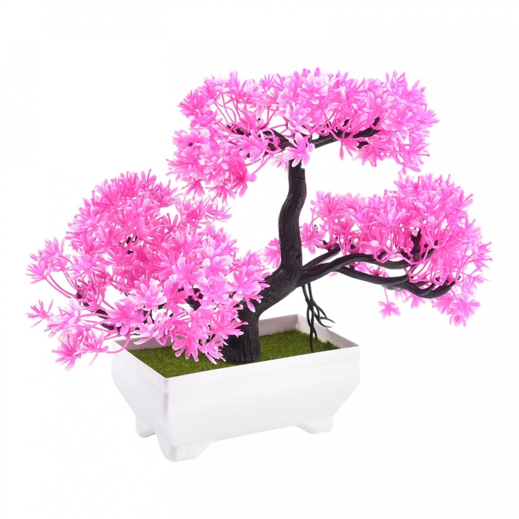 Vibrant Guest Greeting Pine Artificial Potted Plant for Home Office Décor