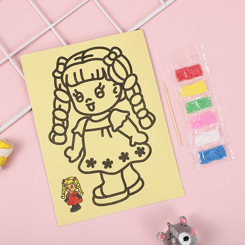 

Детский набор для рисования песком своими руками: Красочный набор для творческого творчества для детей детского сада и учащихся начальной школы