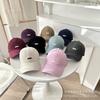 American Casual Vintage Letter Embossed Baseball Cap With Curved Brim For Women And Men