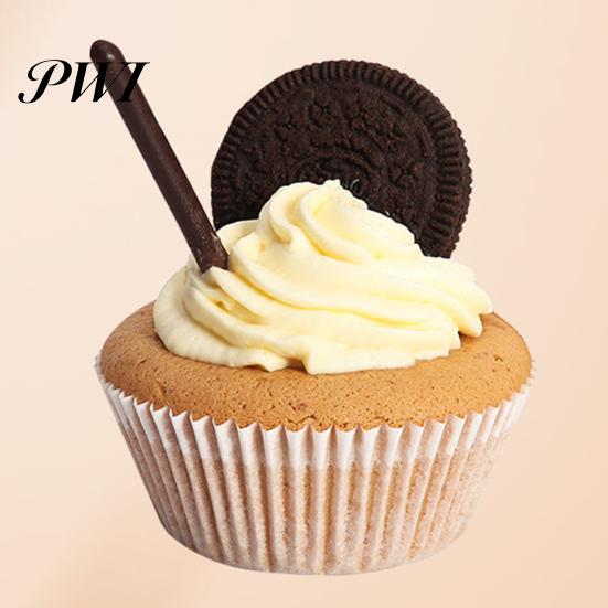 Foglietti di Carta Greaseproof per Muffin 200 Pezzi Bicchierini da Forno per Cupcake per Alimenti Senza BPA Antiaderenti Resistenti all'Olio