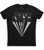 Jesus Saves Mens Short Sleeve Christian Religious New Cotton Black T-shirt