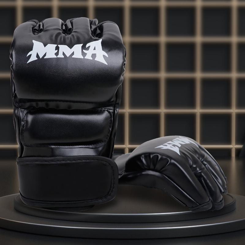 Hochwertige Trainingshandschuhe MMA und Kampfsport mit verdickten Fingern Zusätzlicher Schutz Flexibilität Geeignet für Erwachsene Kinder
