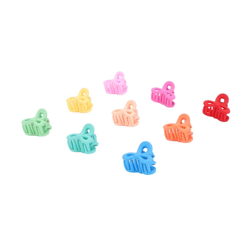 100pcs Mini Flower Hair Clip Cute Strong Grip Hair Accessories Small Tiny Hair Claw Clip for Daily