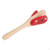 Print Wooden Hand Castanets Clapper Musical Rhythm Toy for Kids