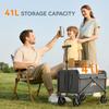 41L Festival Trolley On Wheels, Compact Garden Folding Trolley Cart