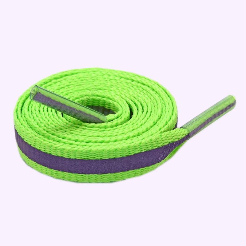 2025 NEW 3M Reflective Shoelaces Sneaker Shoestrings Running Shoelace Unisex Fashion Shoe Laces Luminous Glowing Shoelaces1Pair