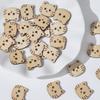20 Pcs Bear Cat Shape Buttons Wooden Sewing Buttons Creative Projects Fish Buttons  Clothing Sewing