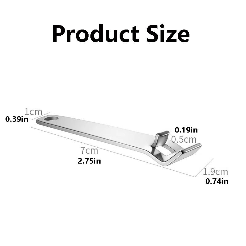 1/3pcs Premium Stainless Steel Oral Liquid Vial Opener - Durable, Portable Nurse & Doctor Tool for Easy Bottle and Can Opening