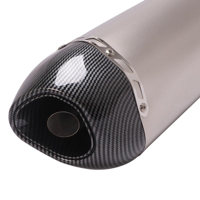 470MM 570MM Universal Motorcycle Exhaust Pipe DB Killer Muffler For Honda PCX125 150 Z900 R6 TMX530 CB500 R1 Tenere700 XTZ700