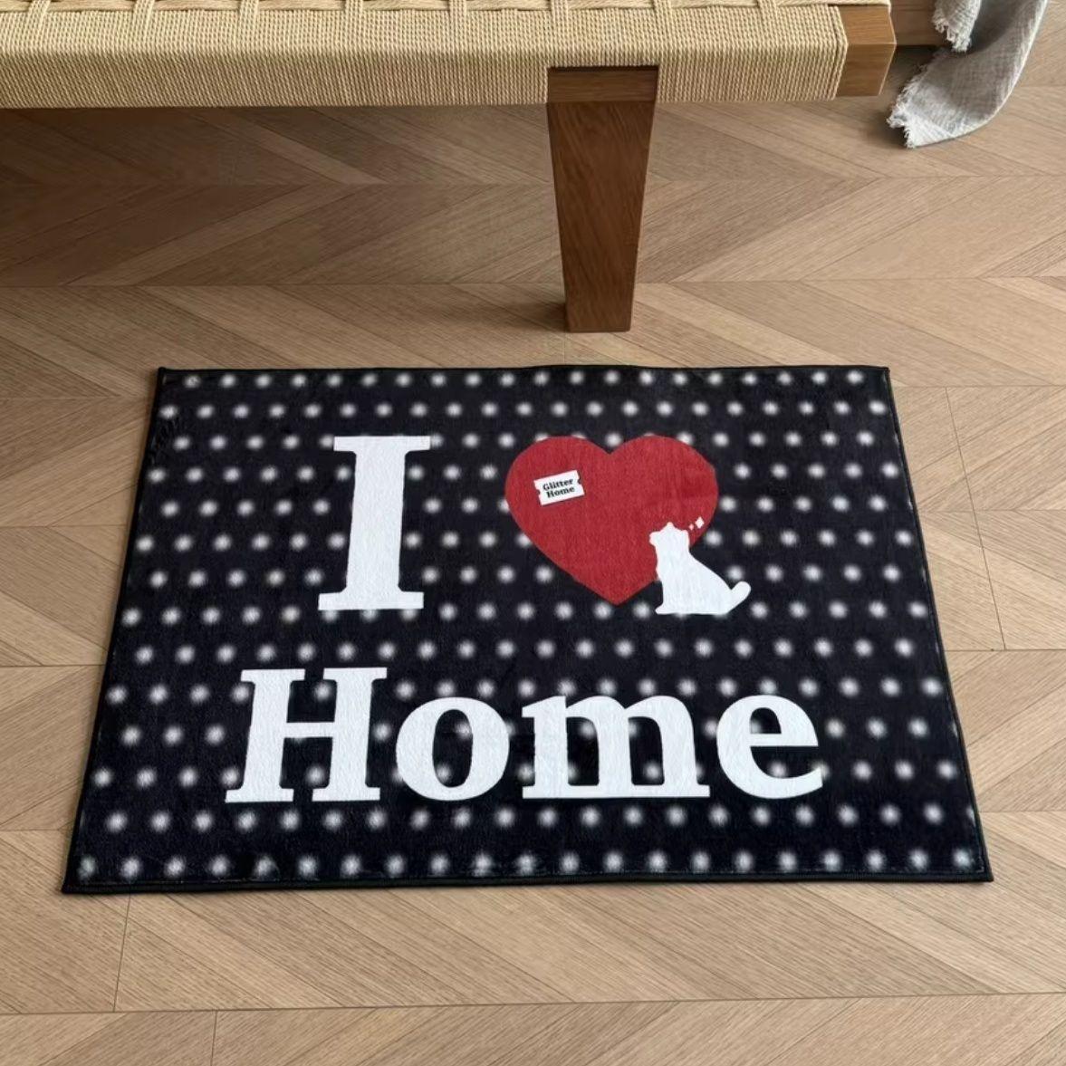 

VIKAMA Simple Letter Door Mat - Durable and Slip-resistant Entrance Floor Mat, Bathroom Door Mat, Home Decorative Carpet 50cm x 80cm