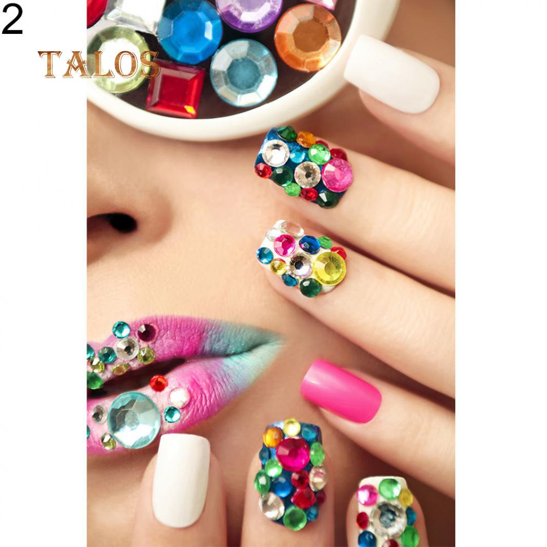 

Модный дизайн ногтей, салон красоты, холст, картина без рамы, Настенный декор, плакат, декоративные принадлежности 30*40cm