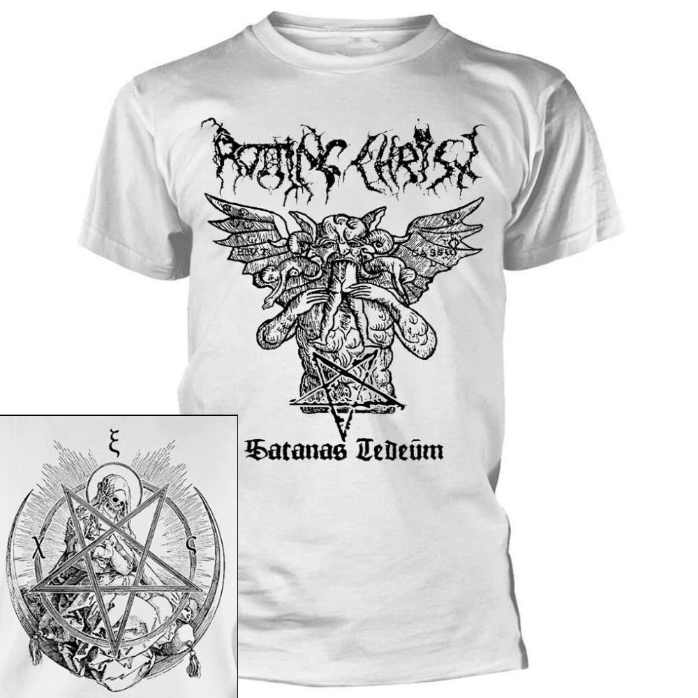 Rotting Christ Satanas Tedium White Shirt S-XXL T-Shirt Official Band Tshirt S