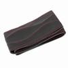 38cm 15in Leather Steering Wheel Wrap Cover Hand Stitching Embossing with Needle and Thread Universal