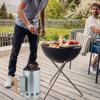 Rapid Fire Briquette Starters Can W/Handle Charcoal Chimney Lighter BBQ Grill Tool for Charcoal Grill and Barbecues