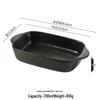 ZISIZ Ceramic Baking Dish