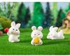 Enchanting Fairy Forest Bunny Resin Figurine Creative Tabletop Home Decor Accessory