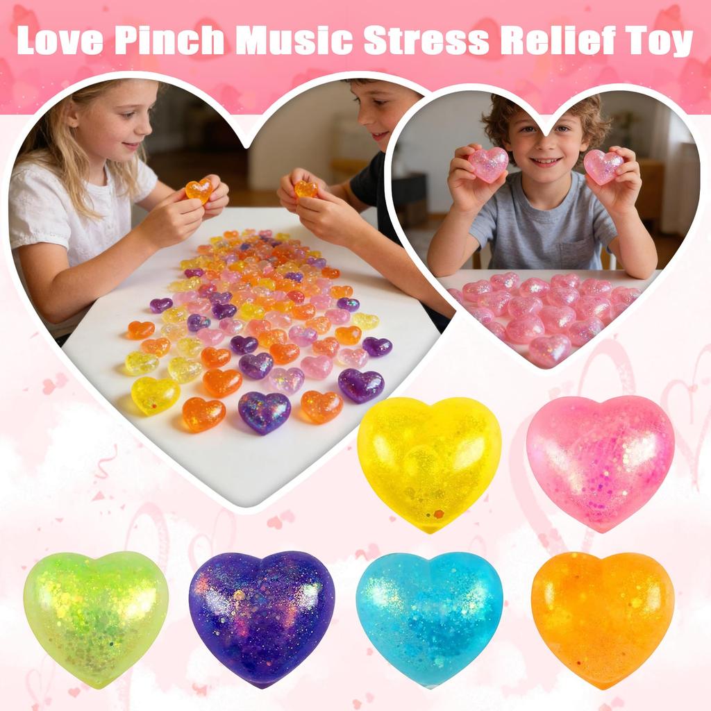 Confession Valentine'S Day Love Slow Rebound Decompression Toys Squirm Soft Maltose Stress Balls Squeeze Fingertips Kids Gifts