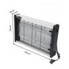 Commercial Mosquito Killer Lamp, Silent Wall Mounted Insect Trap for Hotel Bedroom Restaurant Garden Farm