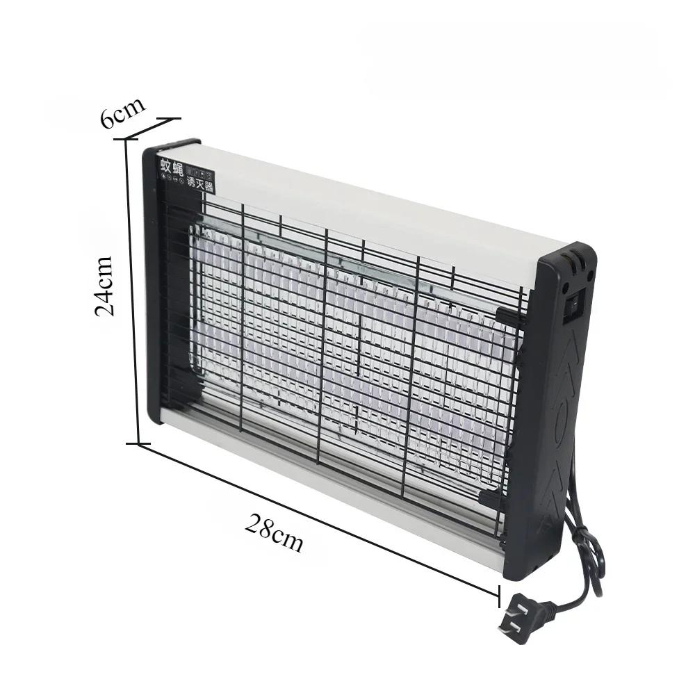 Commercial Mosquito Killer Lamp, Silent Wall Mounted Insect Trap for Hotel Bedroom Restaurant Garden Farm
