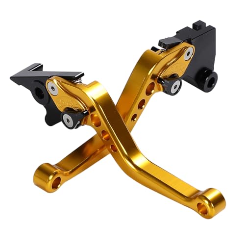 nakira Brake Clutch Lever Set Ninja250 Ninja400 Z250 Z400 Versys-X250 (Gold)