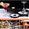 1 Förpackning 3 Vånings Bar Glasrimmare för Margarita och Cocktail, Bartenderverktyg, Saltlåda Kryddbehållare