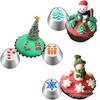 27Pcs Christmas Russian Piping Tips, One-Piece Cream Icing Nozzles, Christmas Series Baking Tools, Cake Decorating Supplies Set