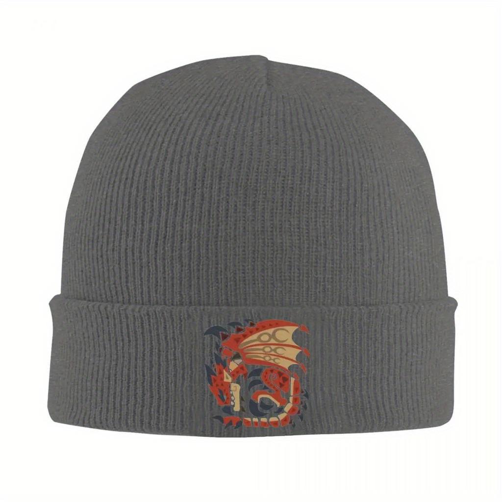 Rathalos Monster Hunter Beanie Hats Cute Caps Adult Unisex Kpop Knitting Hat Spring Design Warm Soft Beanie Hat
