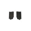 For Ford Mustang 2015-2023 Real Carbon Fiber Inner Door Bowl Cup Cover Trim 2PCS