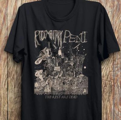 Maglietta Vintage Rudimentary Peni Death Church Anni '90, taglia S-4XL