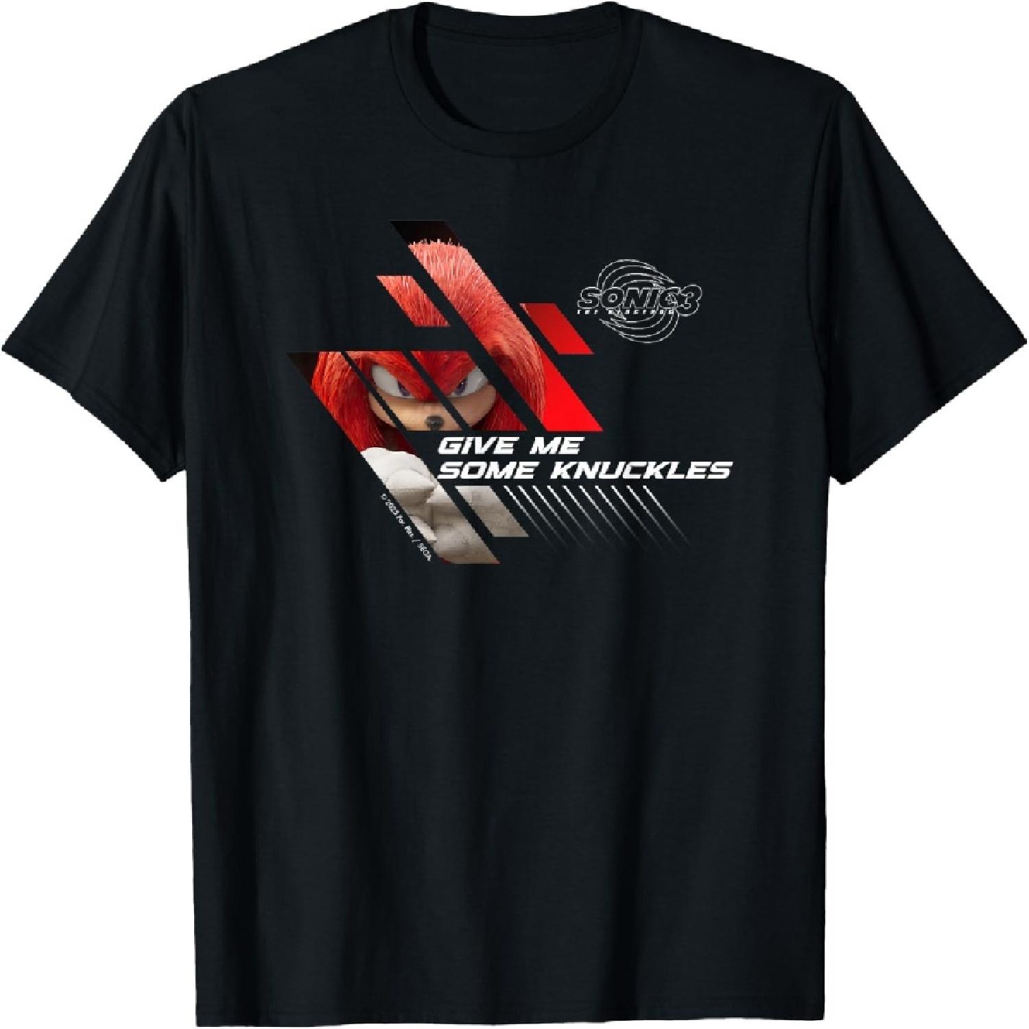 Sonic the Hedgehog 3 - Knuckles _Give Me Some Knuckles_ T-Shirt XXXXXL разноцветный