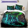 3pcs Game Controller Bedding Set Duvet Cover Closure Includes 1 Duvet Cover & 2 Pillowcases, Soft and Comfortable for All Seasons.