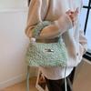 Plush Handbag Soft Warm Shoulder Bag Everyday Companion for Fashion Enthusiasts
