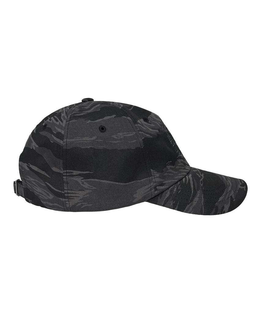Nyuteib Tiger Military Oversized Ball Cap - Stone Grey