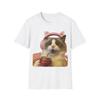Cat with Headphones T-Shirt | Meme Cat Gaming Tee