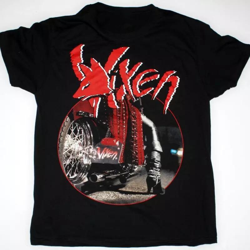 

Vixen - Band Tour T-Shirt Tops Tee Cotton Black S to 4XL Tee S