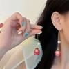 Boucles d'Oreilles Fleur Immortelle Super Divine - Attaches d'Oreilles Plaqué Or, Boucles d'Oreilles Fleur de Rose Fleurissante Naturelles et Authentiques pour Boucles d'Oreilles