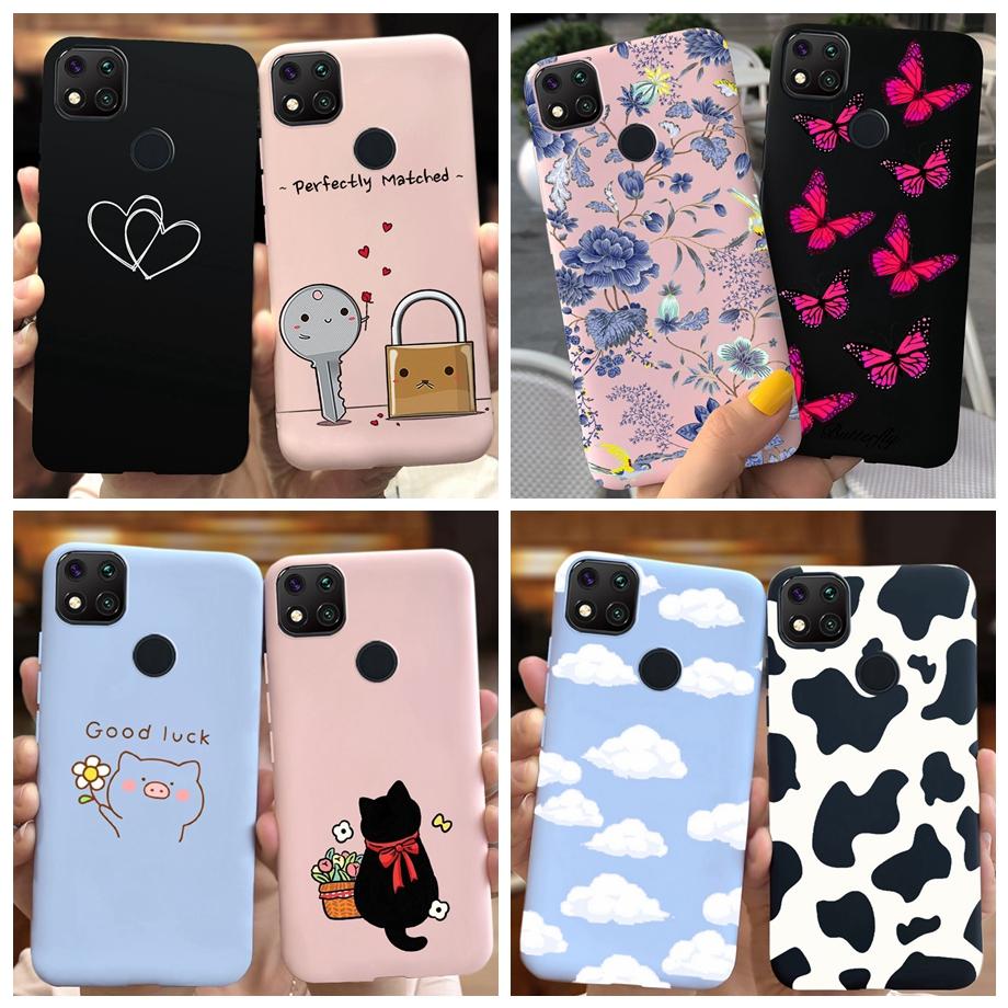 Cases For Redmi 9C Case Xiaomi Redmi 9C NFC Phone Cover Soft Phone Case Shockproof Bumper Redmi9c 9 C Xiomi Silicoen SOFT Coque