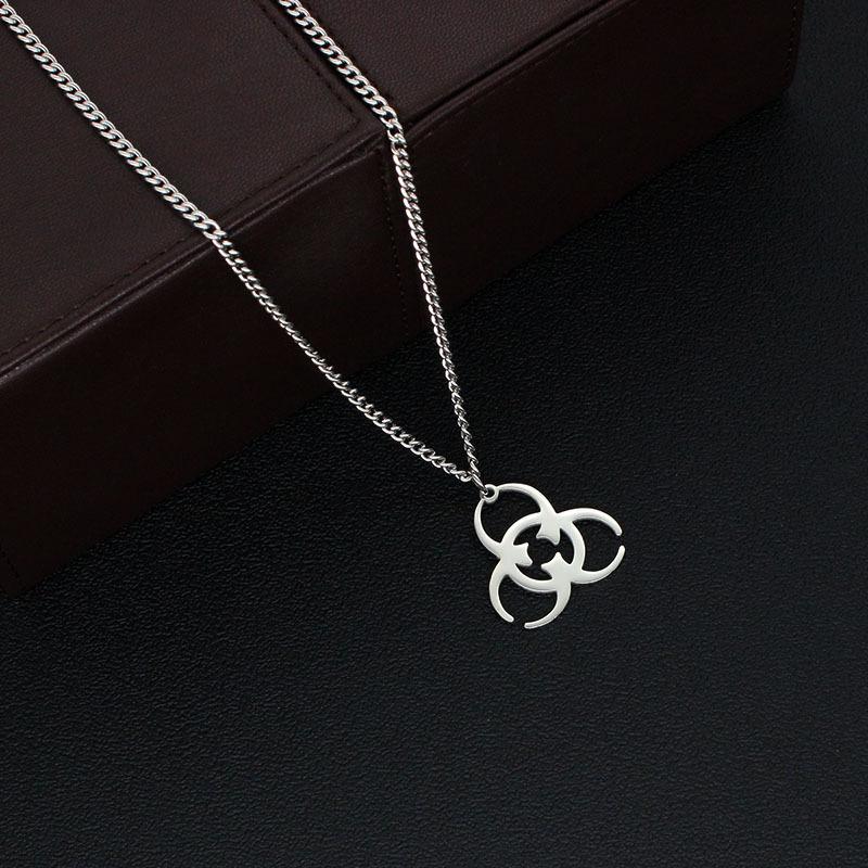 Resident Evil Totem Pendant Necklace Men and Women Trendy INS Street Punk Hip Hop Necklace