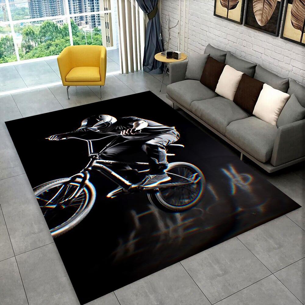 3D S-Specialized Bicycle Logo Moto Carpet Rug for Home Living Room Bedroom Sofa Doormat Decor,kids Play Non-slip Floor Mat Gift
