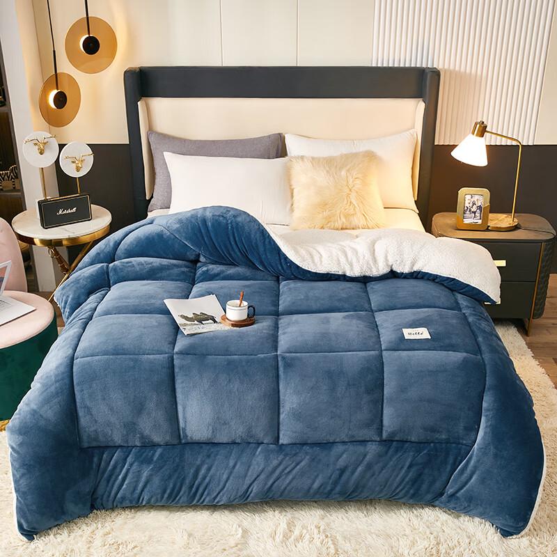 

Manyaju Thick Milk Velvet Lamb Wool Winter Comforter