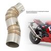 Exhaust Middle Link Pipe Stainless Steel Exhaust System Mid Connection Tube for CBR1000