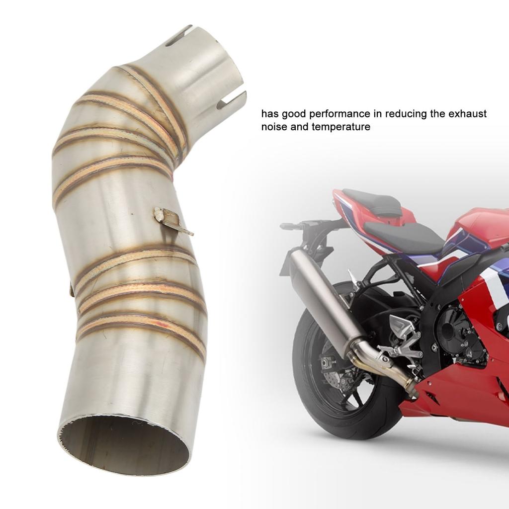 Exhaust Middle Link Pipe Stainless Steel Exhaust System Mid Connection Tube for CBR1000