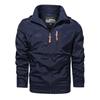 Men's Bomber Jacket With Multi-pocketed Lightweight Flight Jackets Casual Varisty Military Jacket for Men Fashion Zip-Up Windbreaker Plus Size