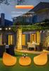 Creative New LED Luminous Spherical Sofa Chair Bar Bar KTV Coffee Table Leisure Indoor and Outdoor Furniture Combination