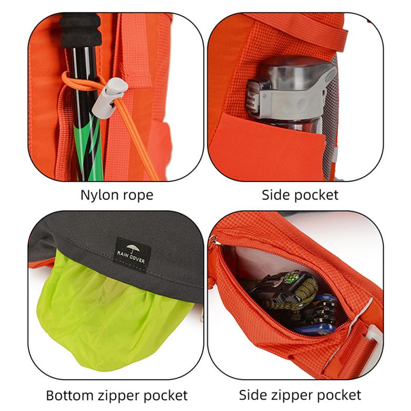 50L Reiserucksack Wandertasche Armeerucksäcke Reise Camping Rucksack
