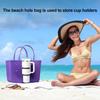 Cup Holder Attachment for Car Multi-functional Cup Holder for Bogg Bag with Handles Universal 3-in-1 Beach Bag for 30/40oz
